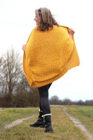 Cozy Wrap Cardigan Crochet Pattern