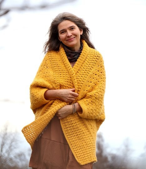 Cozy Wrap Cardigan Crochet Pattern