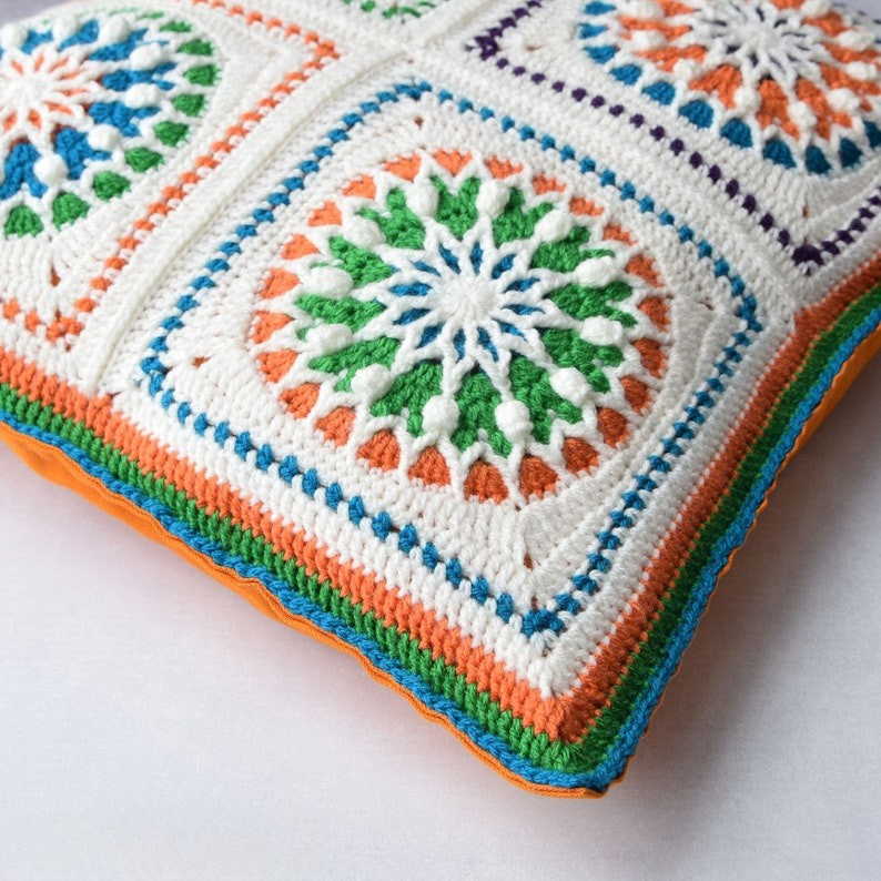 Stained Glass Afghan Crochet Pattern