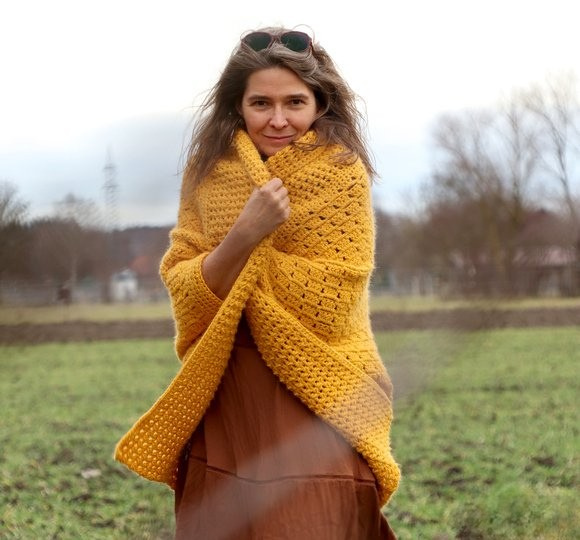 Cozy Wrap Cardigan Crochet Pattern