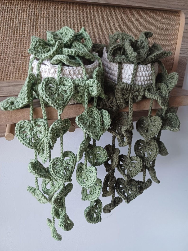 Hanging Monstera Plant Crochet Pattern