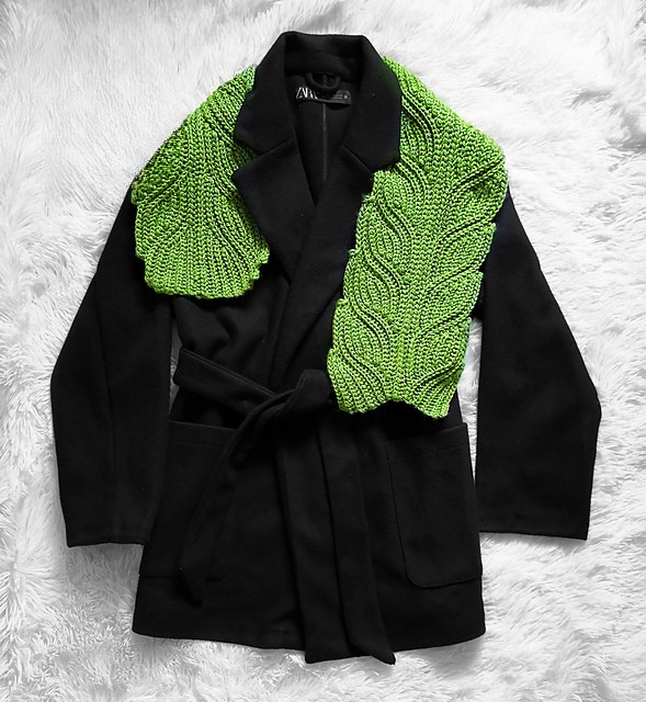 Foliage  Scarf Crochet Pattern