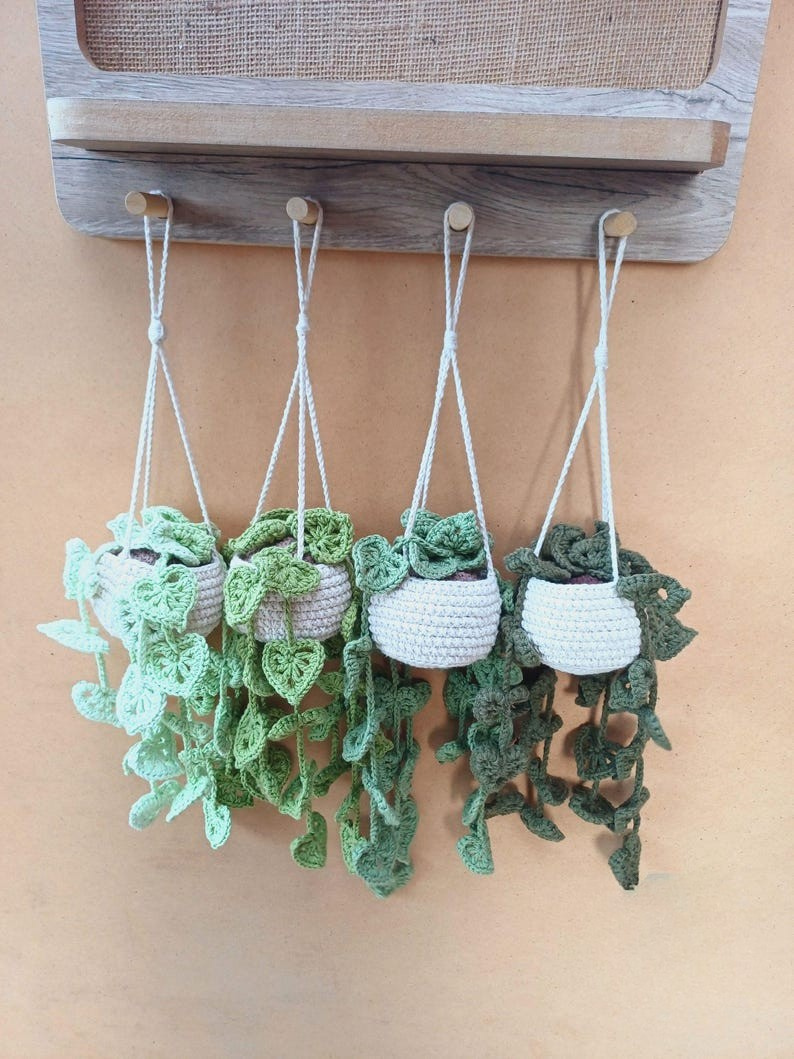 Hanging Monstera Plant Crochet Pattern