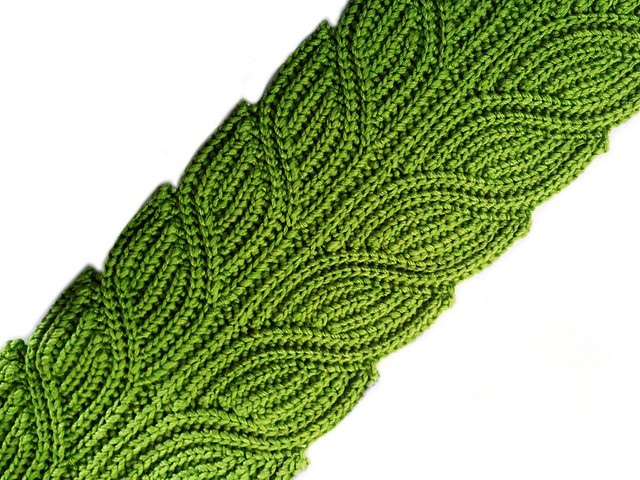 Foliage  Scarf Crochet Pattern
