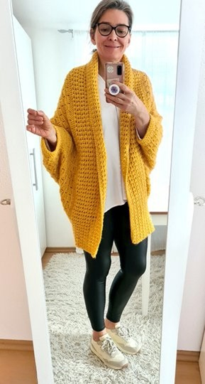 Cozy Wrap Cardigan Crochet Pattern