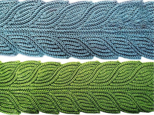 Foliage  Scarf Crochet Pattern