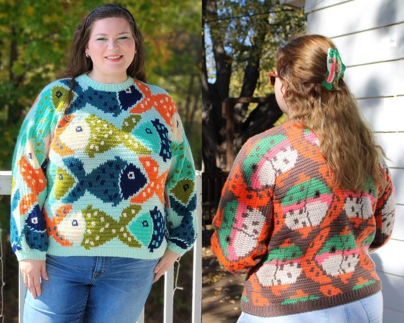 Fish Sweater Crochet Pattern