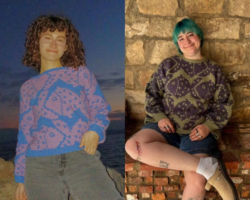 Fish Sweater Crochet Pattern