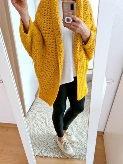 Cozy Wrap Cardigan Crochet Pattern