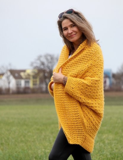 Cozy Wrap Cardigan Crochet Pattern
