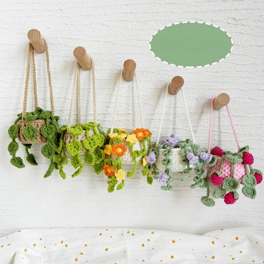 5-in-1 Potted Plants Bundle Crochet Pattern