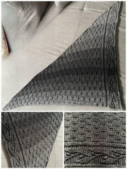 Triangle Shawl Crochet Pattern