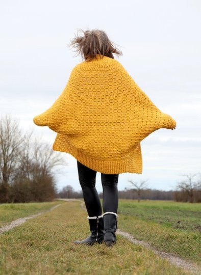 Cozy Wrap Cardigan Crochet Pattern