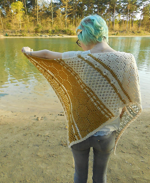 Patchwork Shawl Crochet Pattern