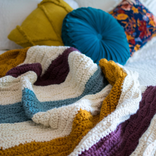 Chunky Blanket Crochet Pattern