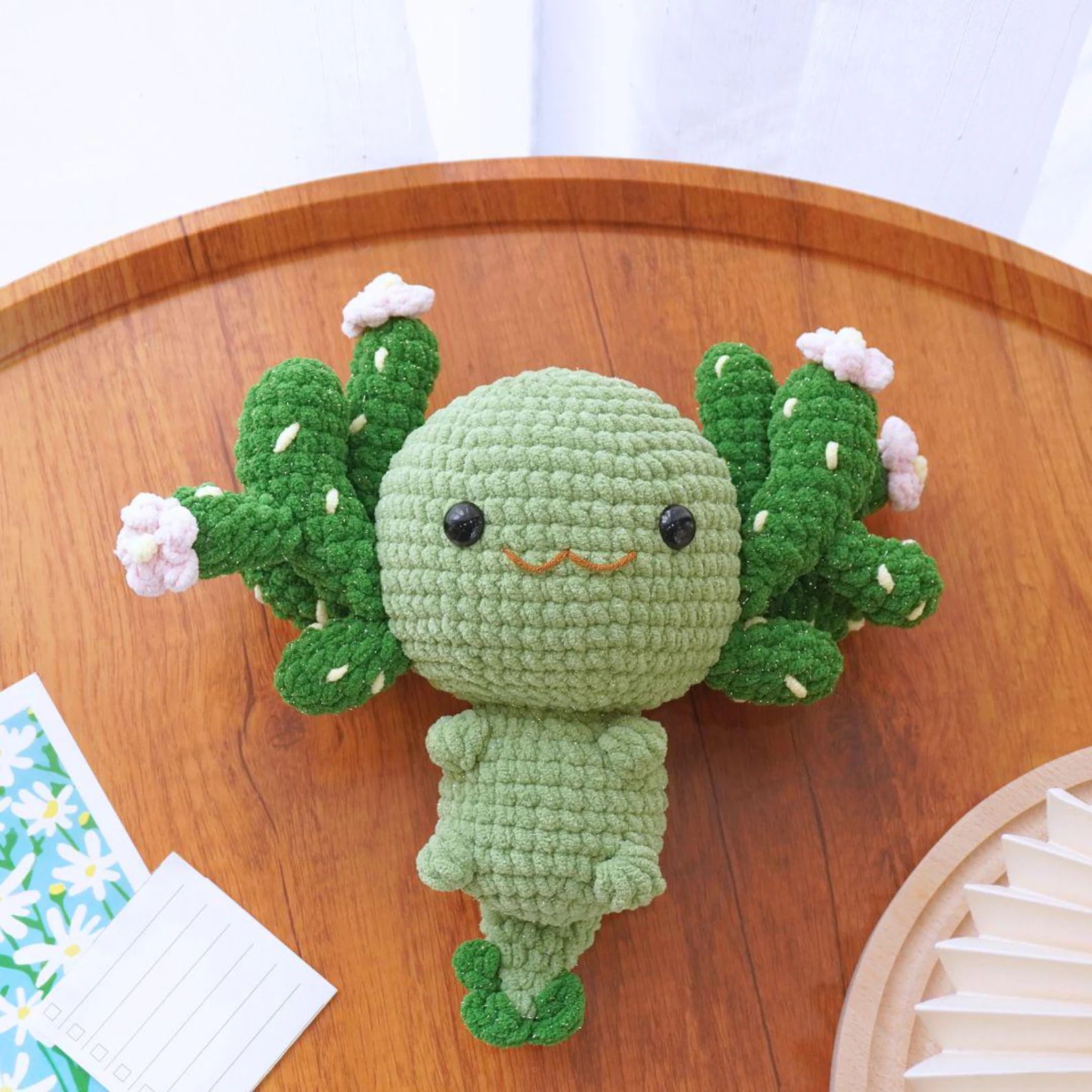Blooming Axolotls Crochet Pattern