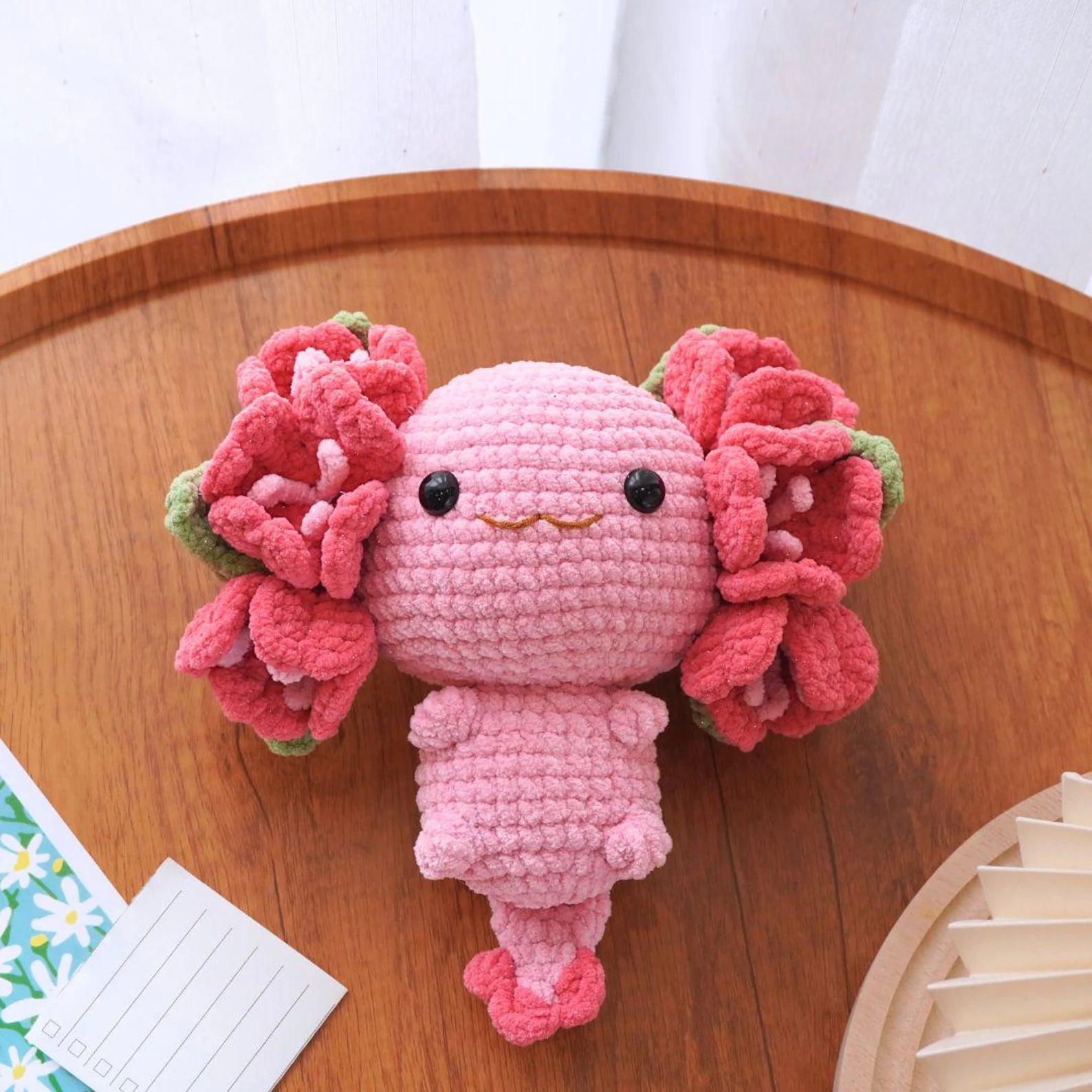 Blooming Axolotls Crochet Pattern