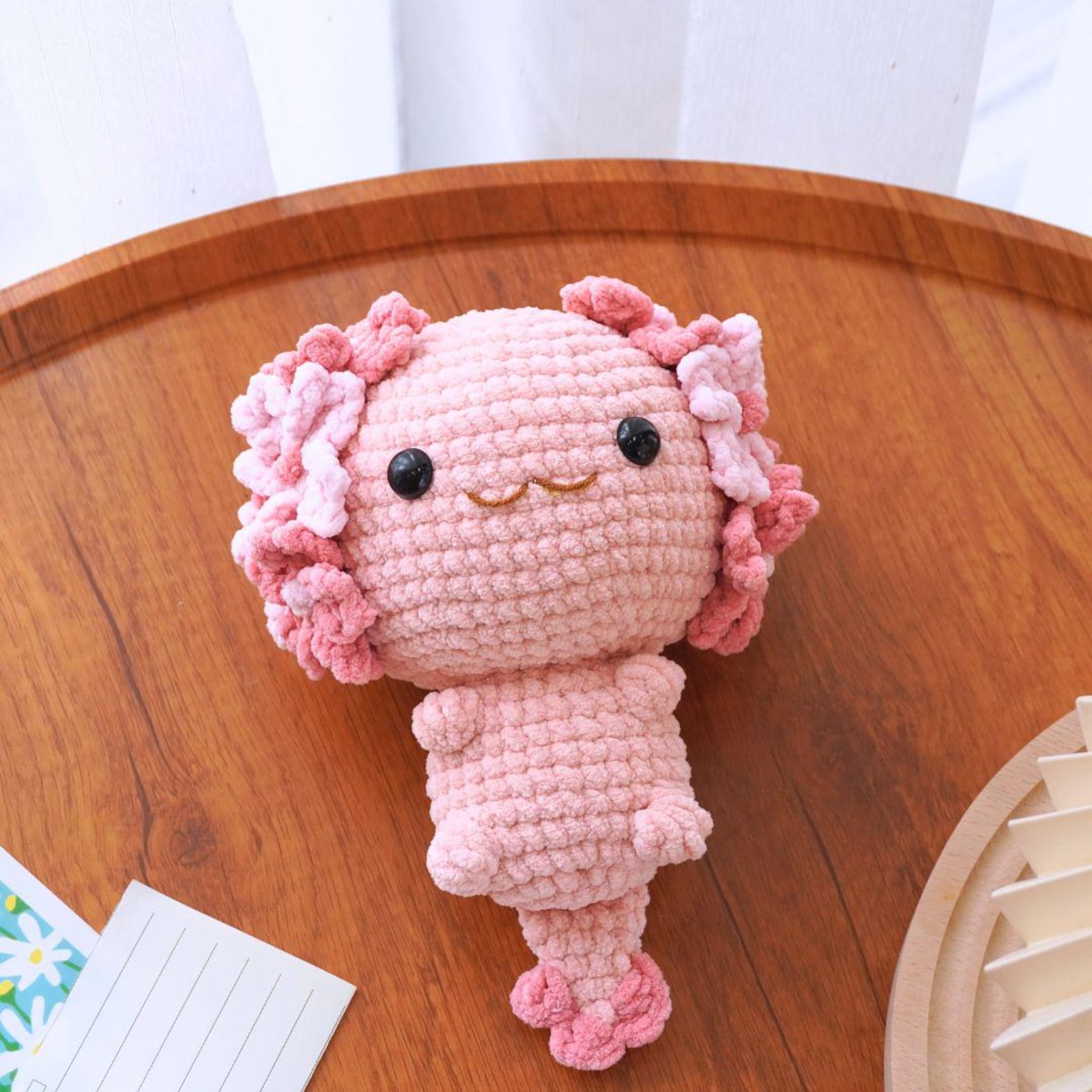 Blooming Axolotls Crochet Pattern