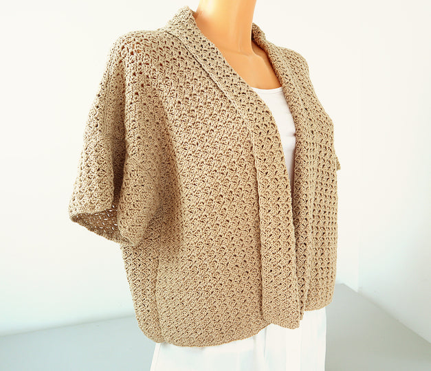 Easy Cardigan Crochet Pattern