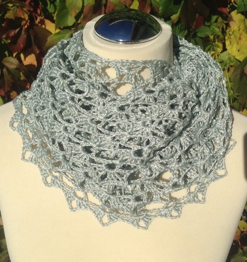 Beginner Lace Shawl Crochet Pattern