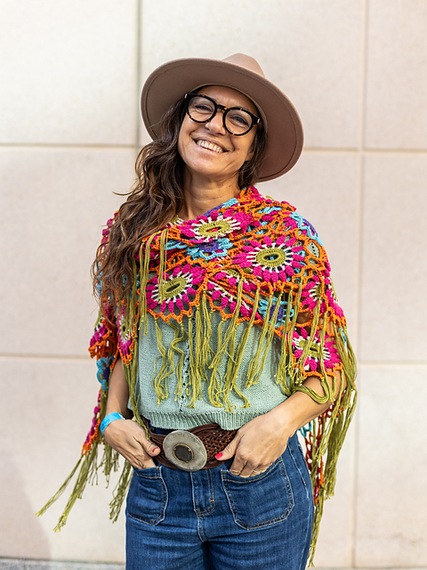 Mandala Shawl Crochet Pattern