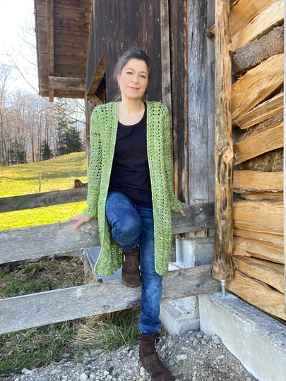 Easy Long Cardigan Crochet Pattern