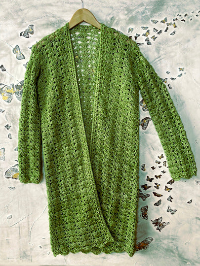 Easy Long Cardigan Crochet Pattern