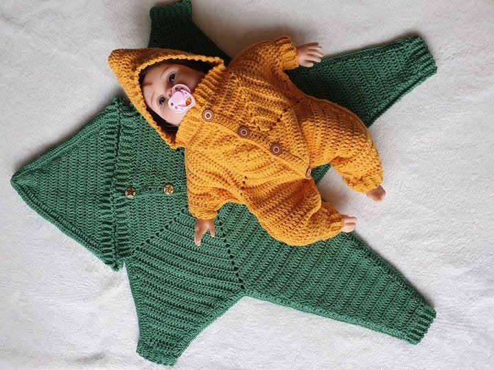 Baby Star Romper Crochet Pattern
