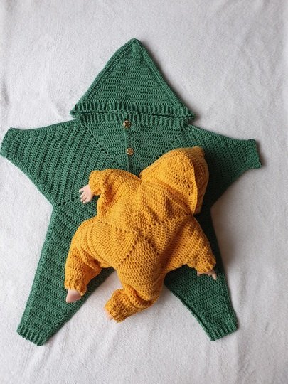 Baby Star Romper Crochet Pattern
