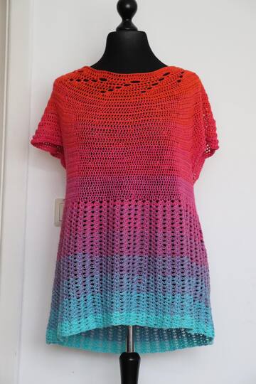Top Down Tunic Crochet Pattern