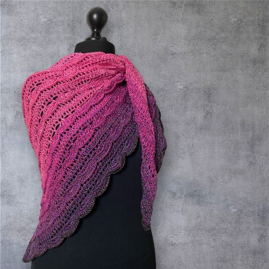 Chevron Lace Shawl Crochet Pattern
