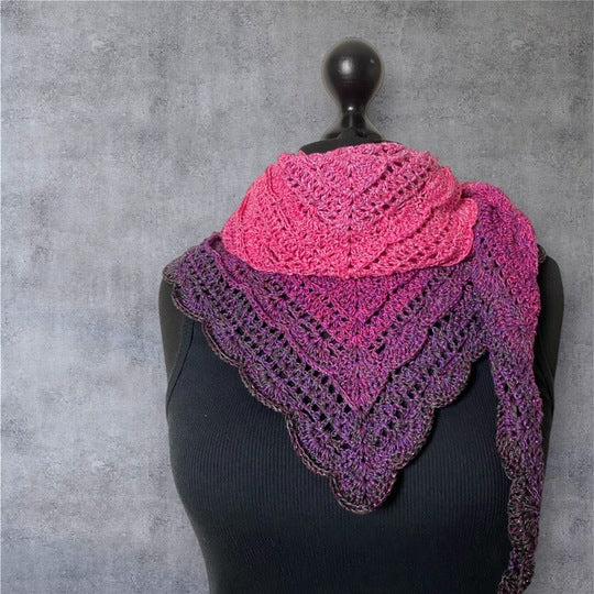 Chevron Lace Shawl Crochet Pattern