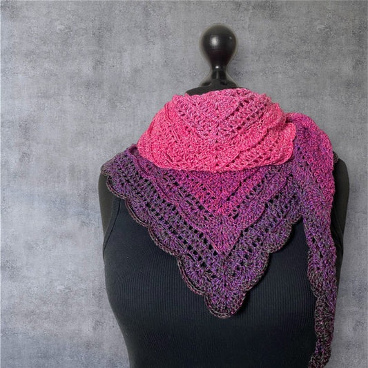 Chevron Lace Shawl Crochet Pattern