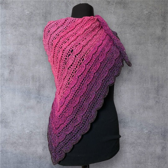 Chevron Lace Shawl Crochet Pattern