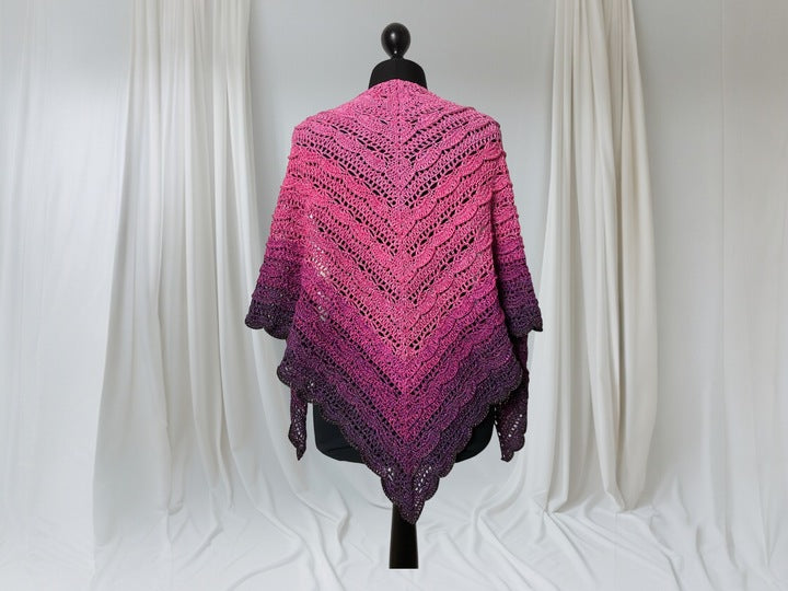 Chevron Lace Shawl Crochet Pattern