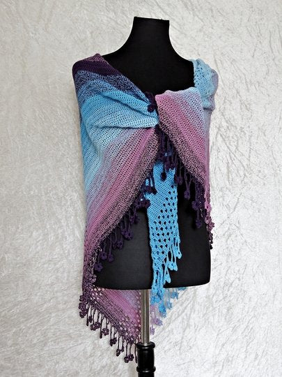 Floral Shawl Crochet Pattern