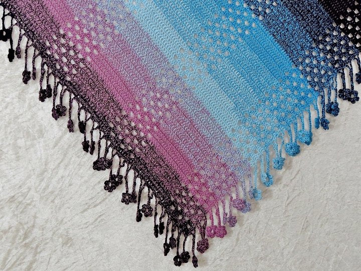Floral Shawl Crochet Pattern