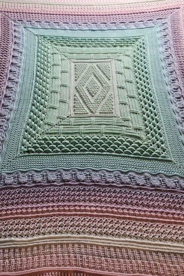 Square Blanket Crochet Pattern
