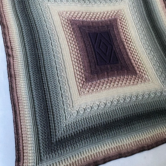 Square Blanket Crochet Pattern