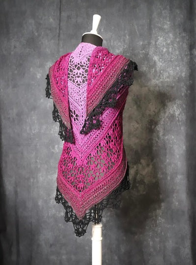 Triangle Lace Shawl Crochet Pattern