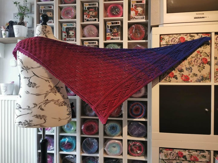 Triangle Shawl Crochet Pattern