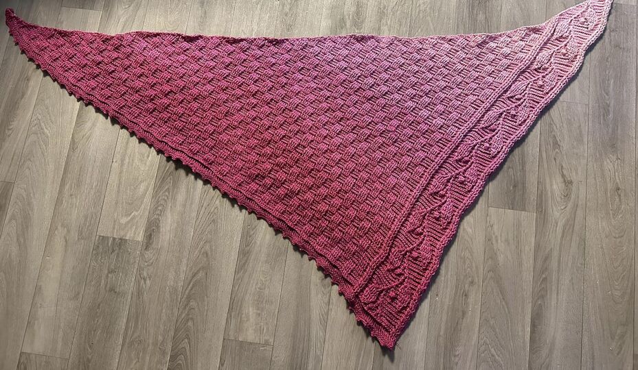 Triangle Shawl Crochet Pattern