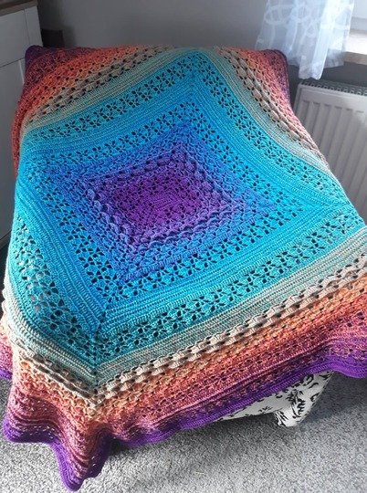 Cloudy Blanket Crochet Pattern