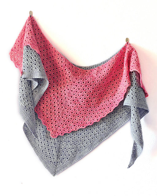 Airy Eyelet Shawl Crochet Pattern