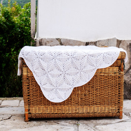 3D Tile Blanket Crochet Pattern