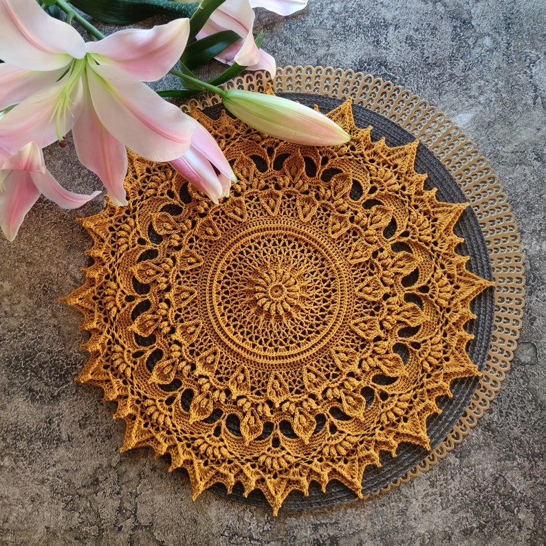 Round Doily Crochet Pattern