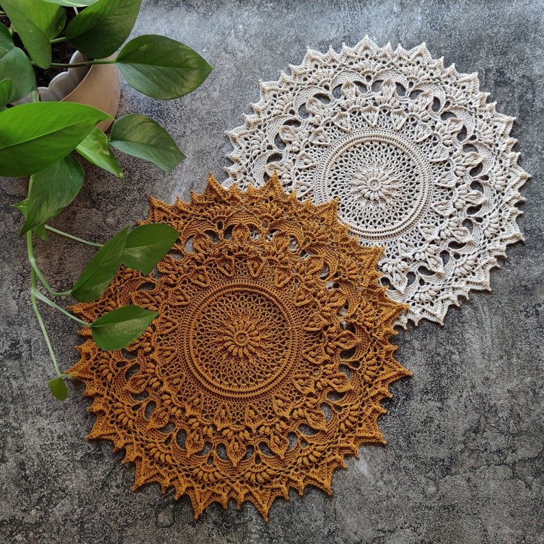 Round Doily Crochet Pattern