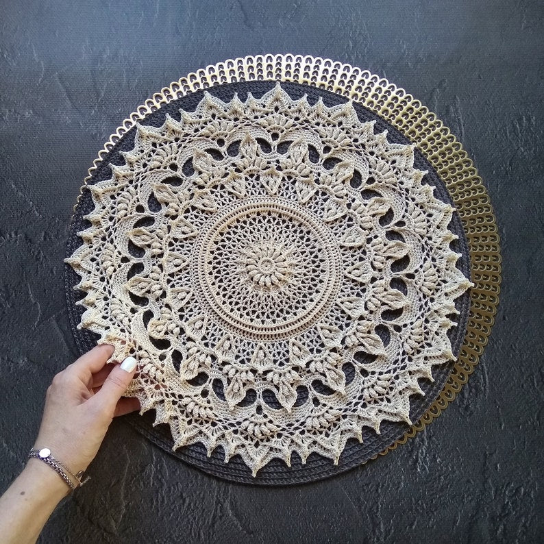 Round Doily Crochet Pattern