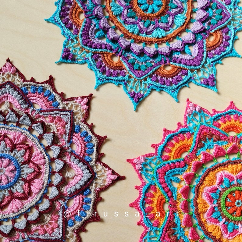 Mandala Doily Crochet Pattern
