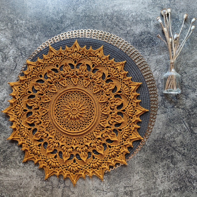 Round Doily Crochet Pattern